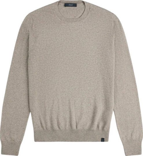 Fay Herre Strikkevarer Beige M,
