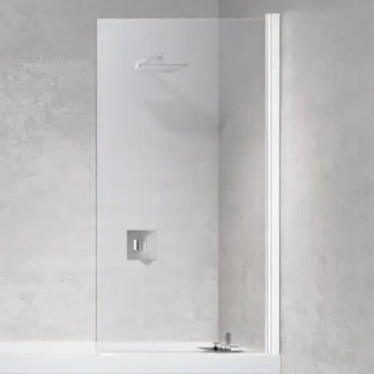 Novellini Young 2.0 1V Badekarvegg 70X150 cm, Hvit Matt/Klart Glass Novellini Young 2.0 1V Badekarvegg 70X150 cm, Hvit Matt/Klart Glass