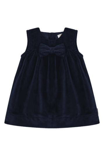Hust And Claire Hust & Claire Katinka Velourkjole til baby more navy 62