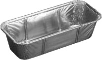 Alubakke 610 Ml 204X92x49 Mm,12 Pk X 100 Stk/Krt