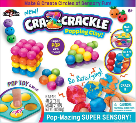 CRAZART Crackle Clay Pop-mazing super sensory Set 25086 CRAZART Crackle Clay Pop-mazing super sensory Set 25086