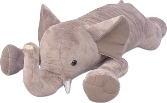 vidaXL Lekeelefant Plysj XXL 95 cm