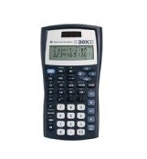 Texas Instruments TI-30 X, Lomme, Vitenskaplig, 4 linjer, Batteri/Solcelle, Blå