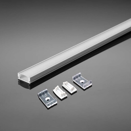 V-Tac 2m hvit aluprofil sett LED-strip profil overflatemontering 200x2,35x1,04cm V-Tac 2m hvit aluprofil sett LED-strip profil overflatemontering 200x2,35x1,04cm