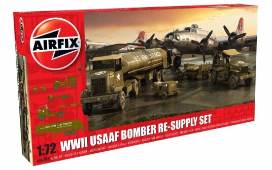 Airfix 1/72 USAAF 8th Airforce Bomber Forsyningssett til Modellbygging