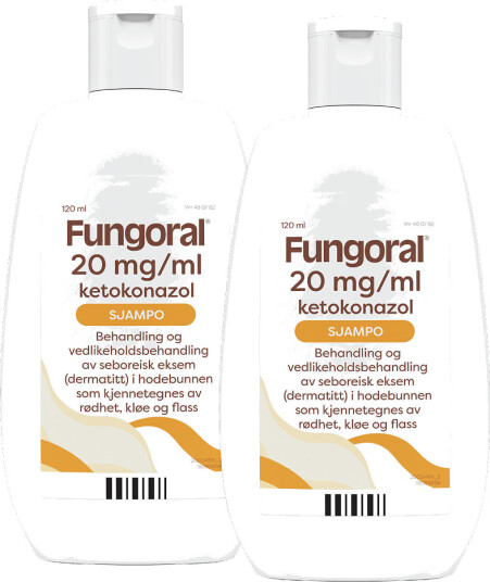 Fungoral Shampoo 20mg/ml x2 2 x 120 ml Fungoral Shampoo 20mg/ml x2 2 x 120 ml