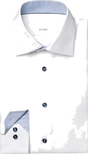 Eton Herre Skjorter Hvit XL,