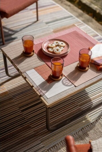 Vivaraise Manoka Placemat Linen 33X45 Vivaraise Manoka Placemat Linen 33X45