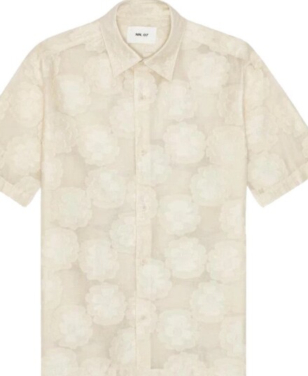 Nn07 Herre Skjorter Beige S,