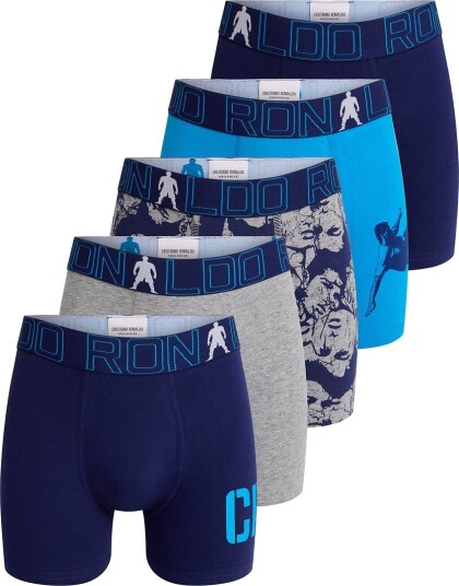 CR7 Boxershorts 5 pack Flerfarget m. Trykk JBS 4 6 år (104 116) Boxershorts