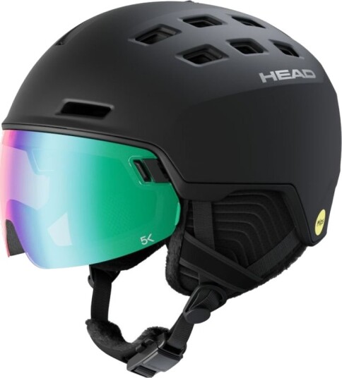 Head Radar 5K Photo MIPS, Skihjelm med Visir, Black 56-59cm