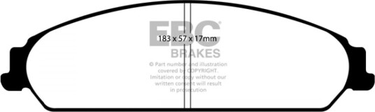 EBC Brakes DP41724R Bremseklosser