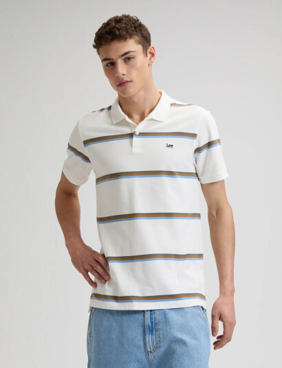 Lee Jeans Pique Polo White M x 00 Lee Jeans Pique Polo White M x 00