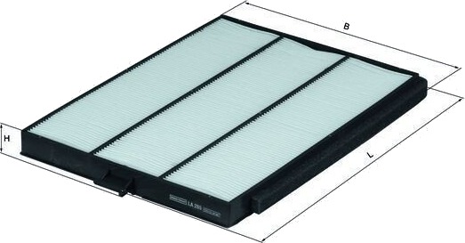 Kupefilter MAHLE LA 265