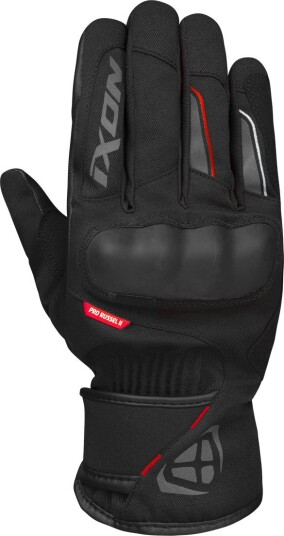 MC-Hansker IXON Pro Russel 2 Svart /Rød XXL