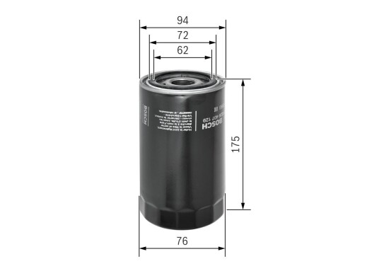 Oljefilter BOSCH F 026 407 129 Oljefilter BOSCH F 026 407 129