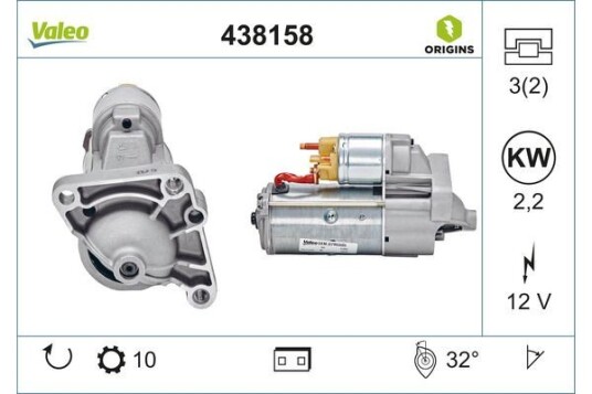 Starter VALEO 438158 Starter VALEO 438158