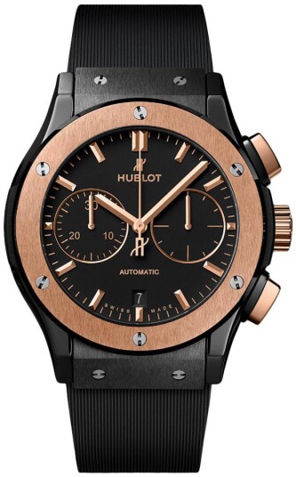Hublot Herreklokke 521.CO.1181.RX Classic Fusion Sort/Gummi Ø45 mm