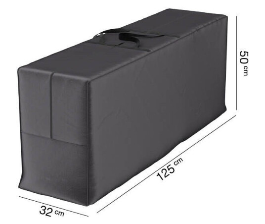 AeroCover Putebag Aerocover Til dynor 125 x 32 cm Svart