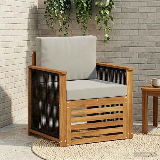 vidaXL Ute Midt Sofa Naturlig