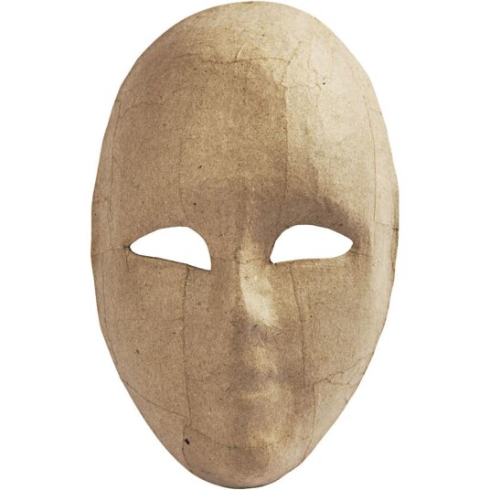 Creativ Company Helmaske av Pappmaché 23x16 cm 1 stk