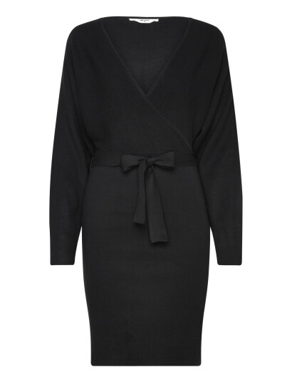 Object Objradja Knit L/S Re Dress 134 - Black - XS