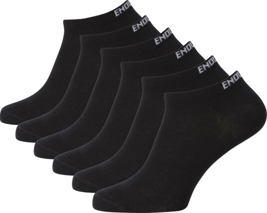 Endurance Ibi Low Cut 6 Pack Ankelstrømper Svart 39 42