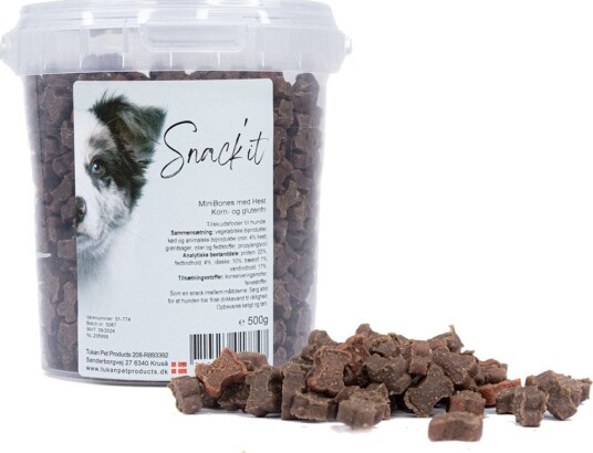 Snack´it Snack it Semi Moist Mini Bones w Horse 01 774 500 g