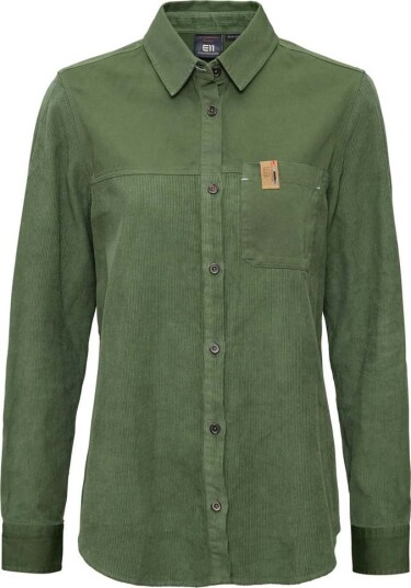 Elevenate Women'S Verbier Shirt Bronze Green M Elevenate Women'S Verbier Shirt Bronze Green M