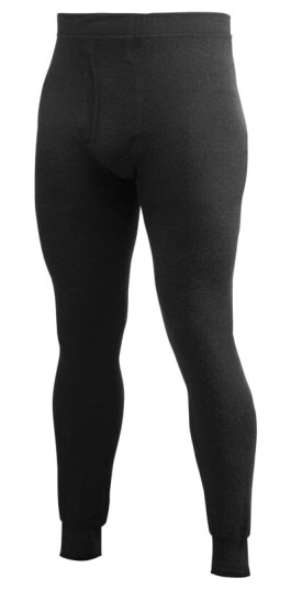Woolpower Long Johns with Fly 200 XXL, Black