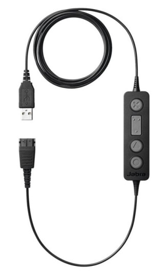 Jabra Link 260 - Hodesettadapter - Usb Hann Til Quick Disconnect Hann Jabra Link 260 - Hodesettadapter - Usb Hann Til Quick Disconnect Hann