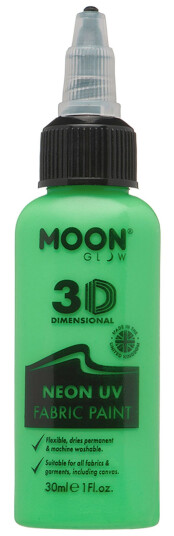 Buttericks Leco AB Moon Creations UV Neon Tekstilfarge - 30 ml Grønn