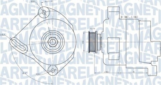 MAGNETI MARELLI 063731886010 Dynamo
