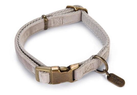 Designed By Lotte Velura Halsbånd Grå 48-70Cm