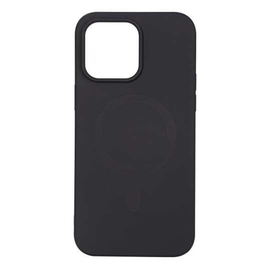 Essentials iPhone 14 Pro Max Mag bakdeksel i silikon svart