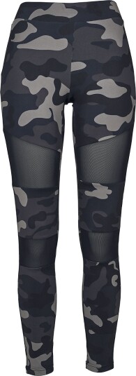 Urban Classics Leggings - Camo-tights - XS til 3XL - Damer - Mørk kamo