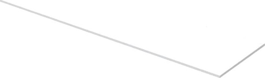 Korsbakken Nice Benkeplate Hvit Matt / 160cm