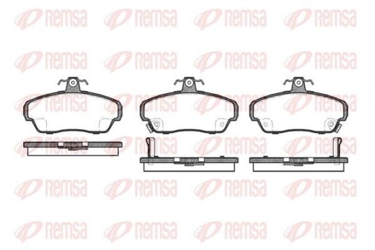 Bremseklosser REMSA 0490.02 Bremseklosser REMSA 0490.02
