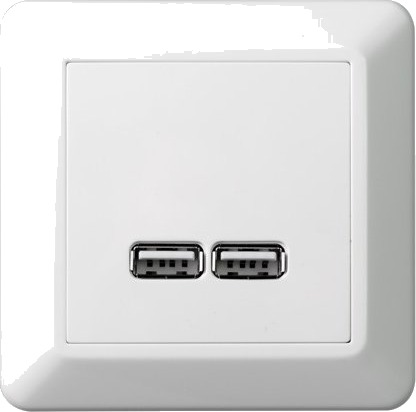 ELKO RS16 USB-lader 2,1A PH