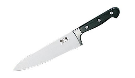 Pluton Kokkekniv stål/svart 20cm