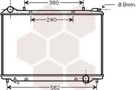 VAN WEZEL 37002441 Radiator motorkjøling VAN WEZEL 37002441 Radiator motorkjøling