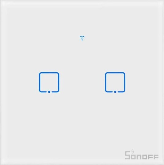 Sonoff T0 EU TX WiFi Smart Bryter (2 Knapper)