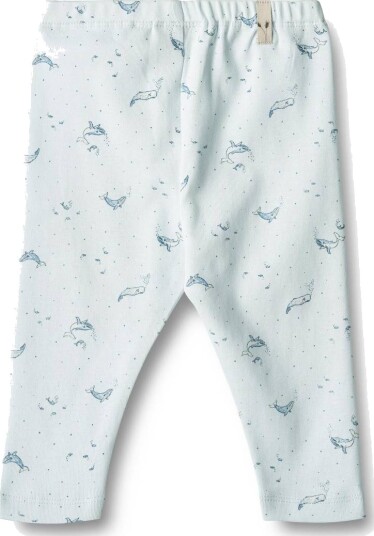 Wheat Jersey Pants Silas Light Blue Whales (50 / 0 1 mnd)