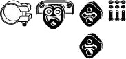 Monteringssett eksosanlegg HJS 82 13 2525
