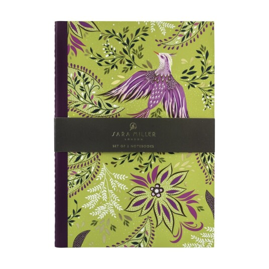 Notatbok A5 Sara Miller Haveli Garden 2pk