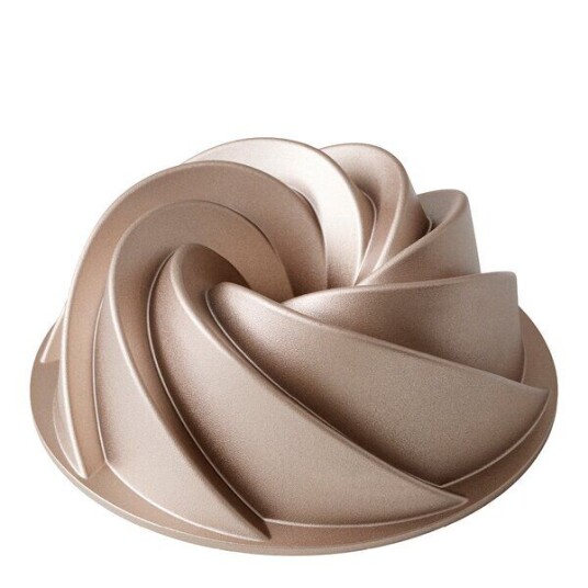 Blomsterbergs Bakeform bundtform swirl 24x9 cm rose gold Blomsterbergs Bakeform bundtform swirl 24x9 cm rose gold