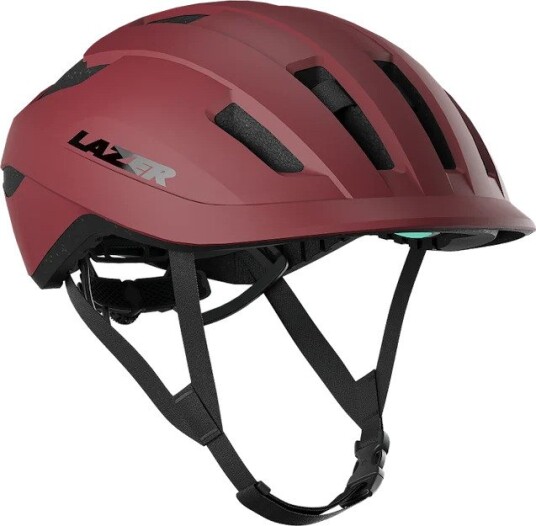 Lazer Compact KinetiCore sykkelhjelm 54-61 cm matt granatrød