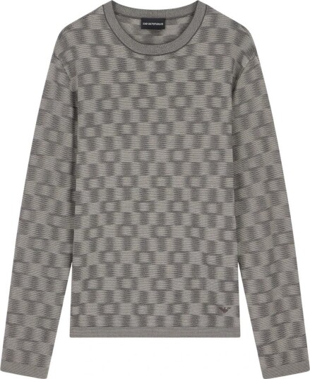 Emporio Armani Herre Strikkevarer Grå M,