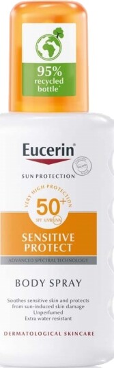 Eucerin Sensitive Protect Solspray SPF50+ 200 ml for sensitiv hud