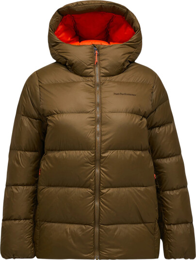 Peak Performance Women"s Frost Down Puffer Meadow Moss L